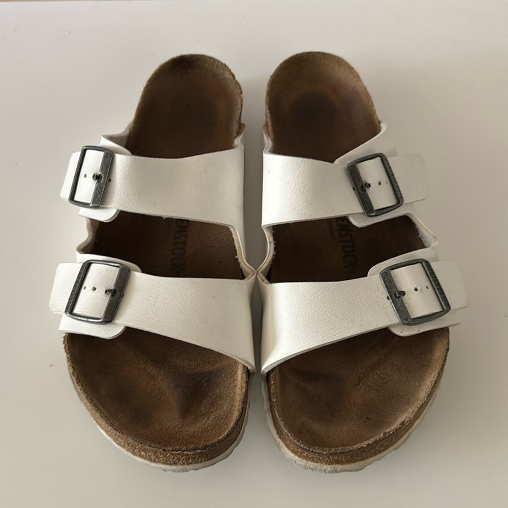 Birkenstock Arizona Birko-Flor - White
